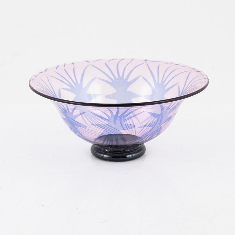Eva Englund, a graal bowl, Orrefors, 1979.
