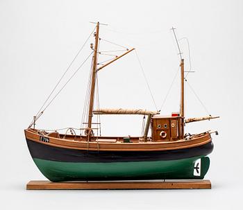 MODELLFARTYG, "Esbjerg" fiskebåt.