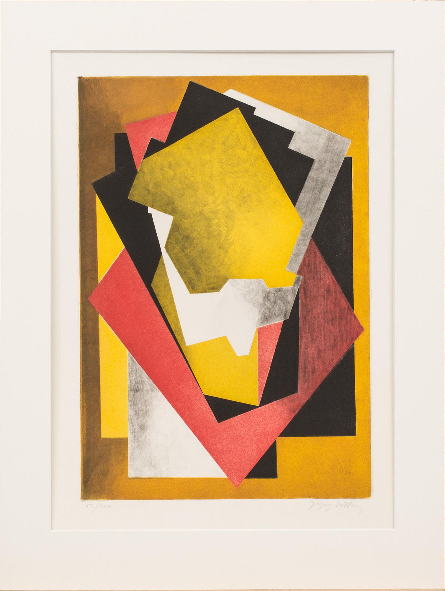 JACQUES VILLON, färgetsning, signerad och numrerad 82/200, utförd 1927.