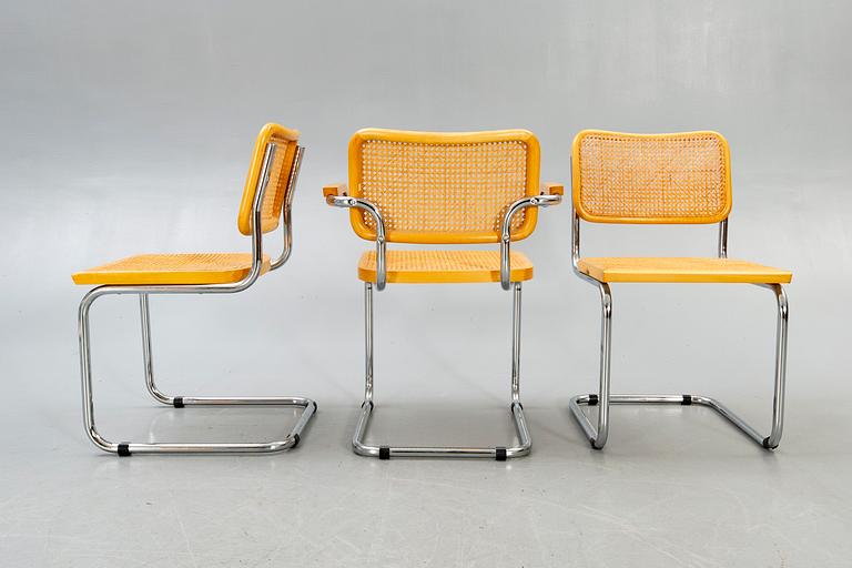 Chairs, 3 + 2, 1970s.