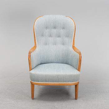 An 'Advokaten' easy chair by Carl Malmsten for OH Sjögren, second half of the 20th Century.