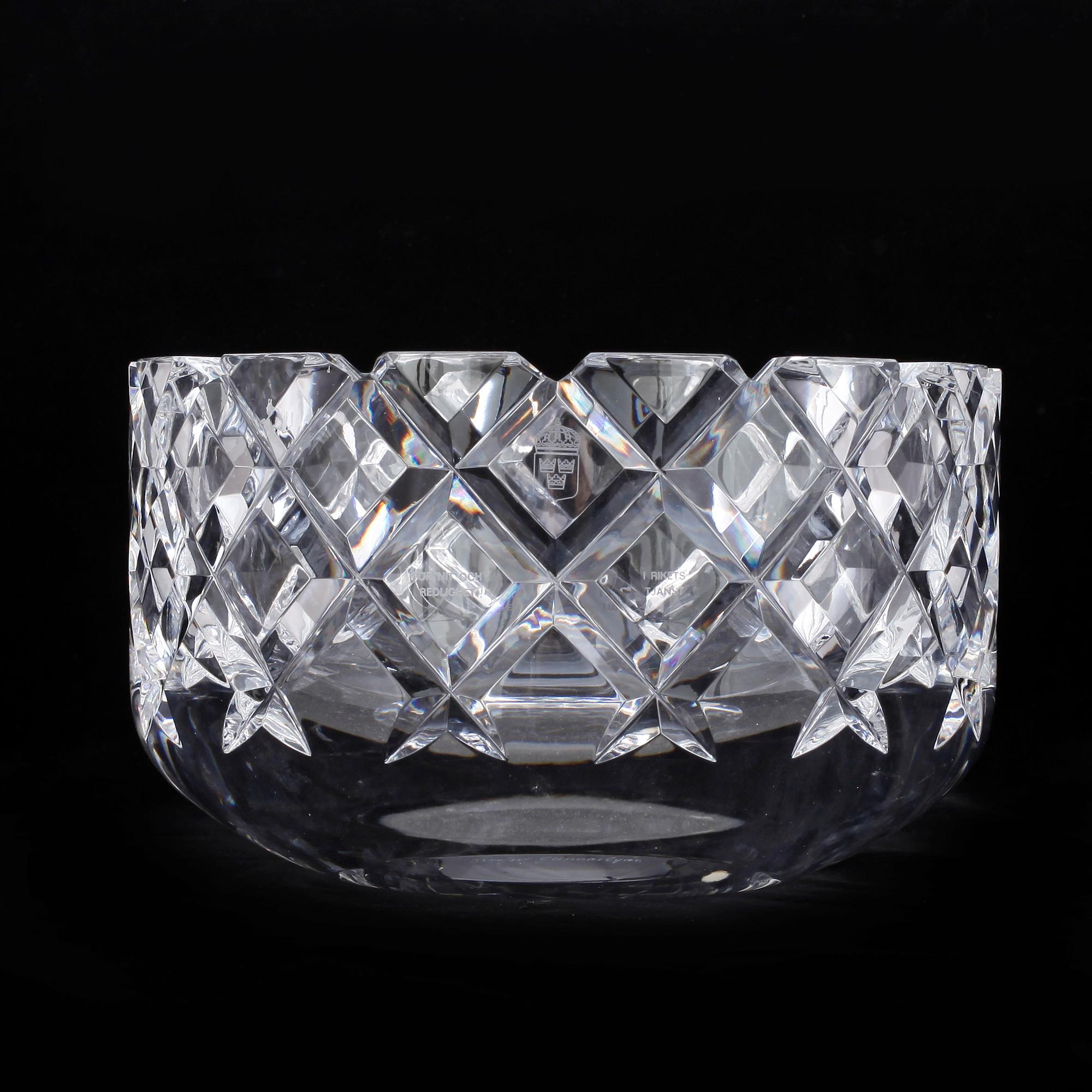 SKÅL, glas, "Sofiero", Gunnar Cyrén, Orrefors.