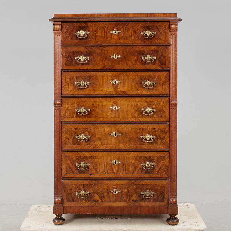 HERRBYRÅ, nyrenässans, sent 1800-tal.