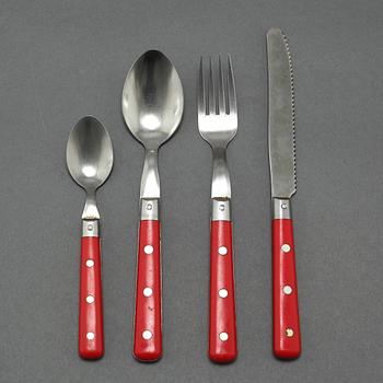 A flatware set of 24 pcs by Sedasco, France, second half of the 20th century.