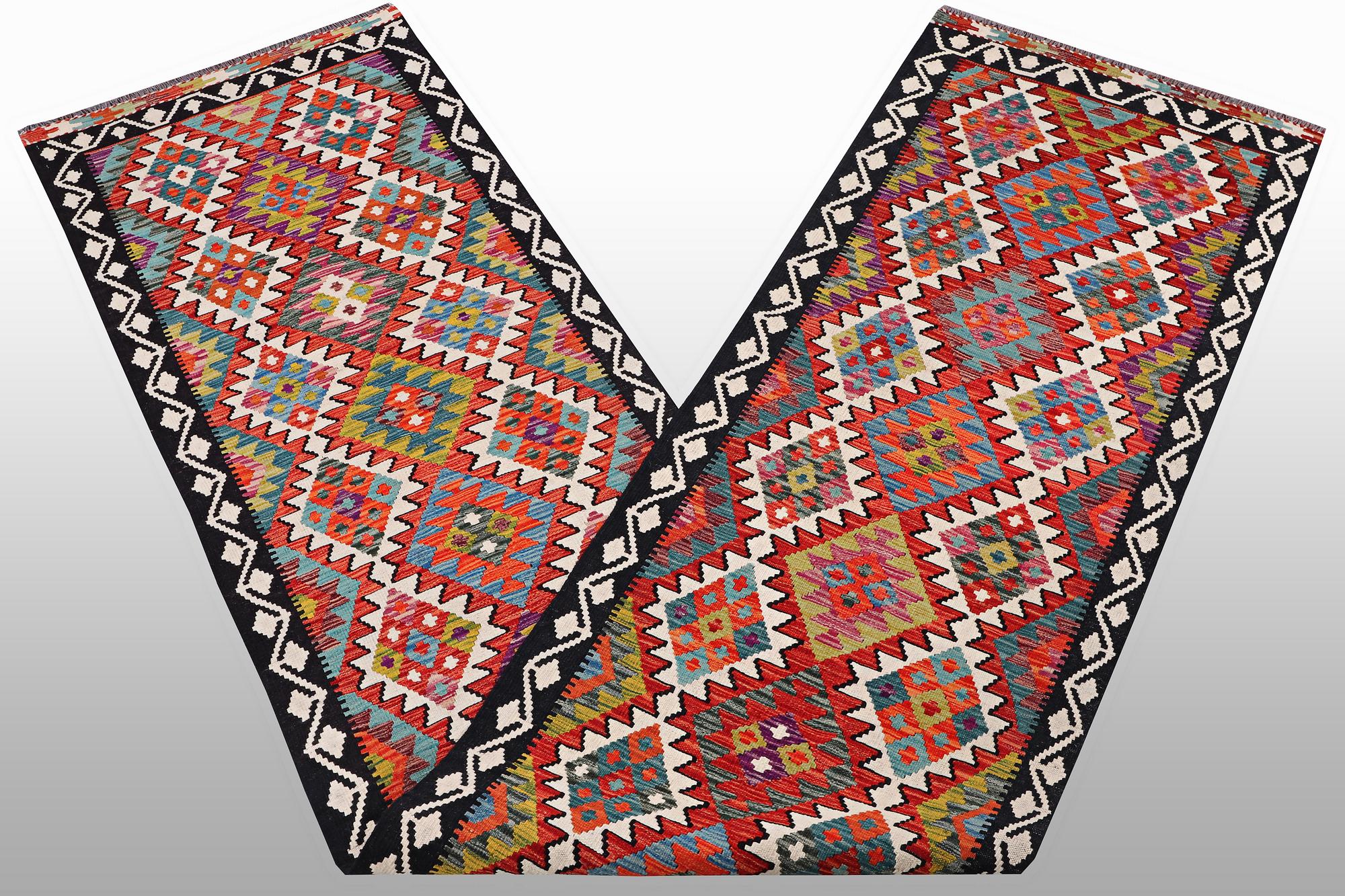 A runner, Kilim, ca 388 x 80 cm.