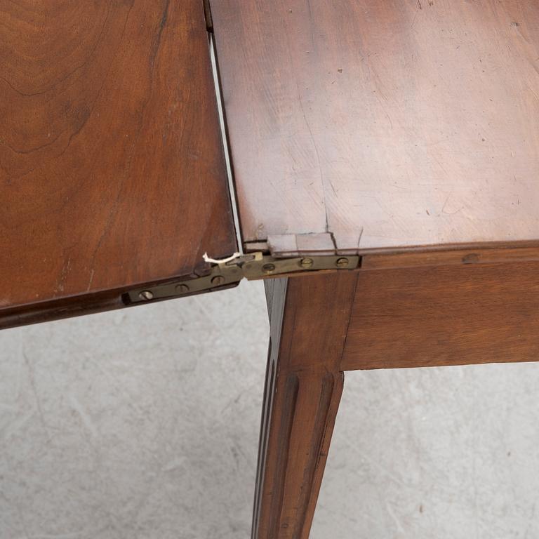 Game table, Gothenburg, circa 1800.