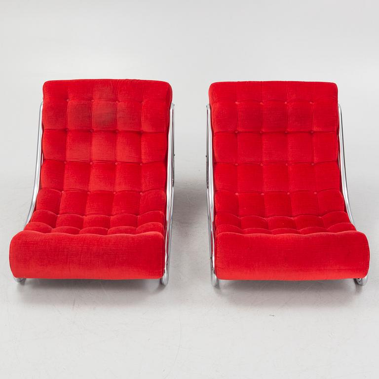 Gillis Lundgren, a pair of "Impala" armchairs, IKEA, Sweden.