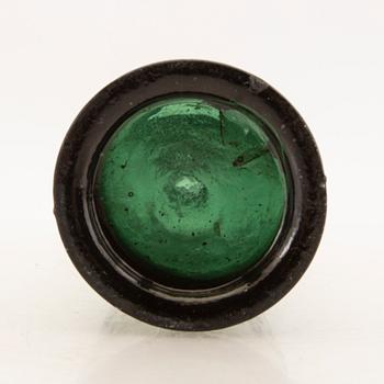 Flaska / butelj, Apoteket Lejonet Malmö 1800-talts senare del / sekelskiftet 1900.