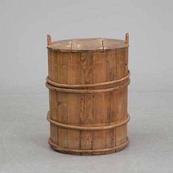 A Swedish Folk Art Barrel, late 19th century.