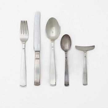 Jacob Ängman, cutlery set, 29 pieces, silver, "Rosenholm", GAB, among others 1979.