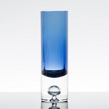 TAPIO WIRKKALA, glas, vase, signed,