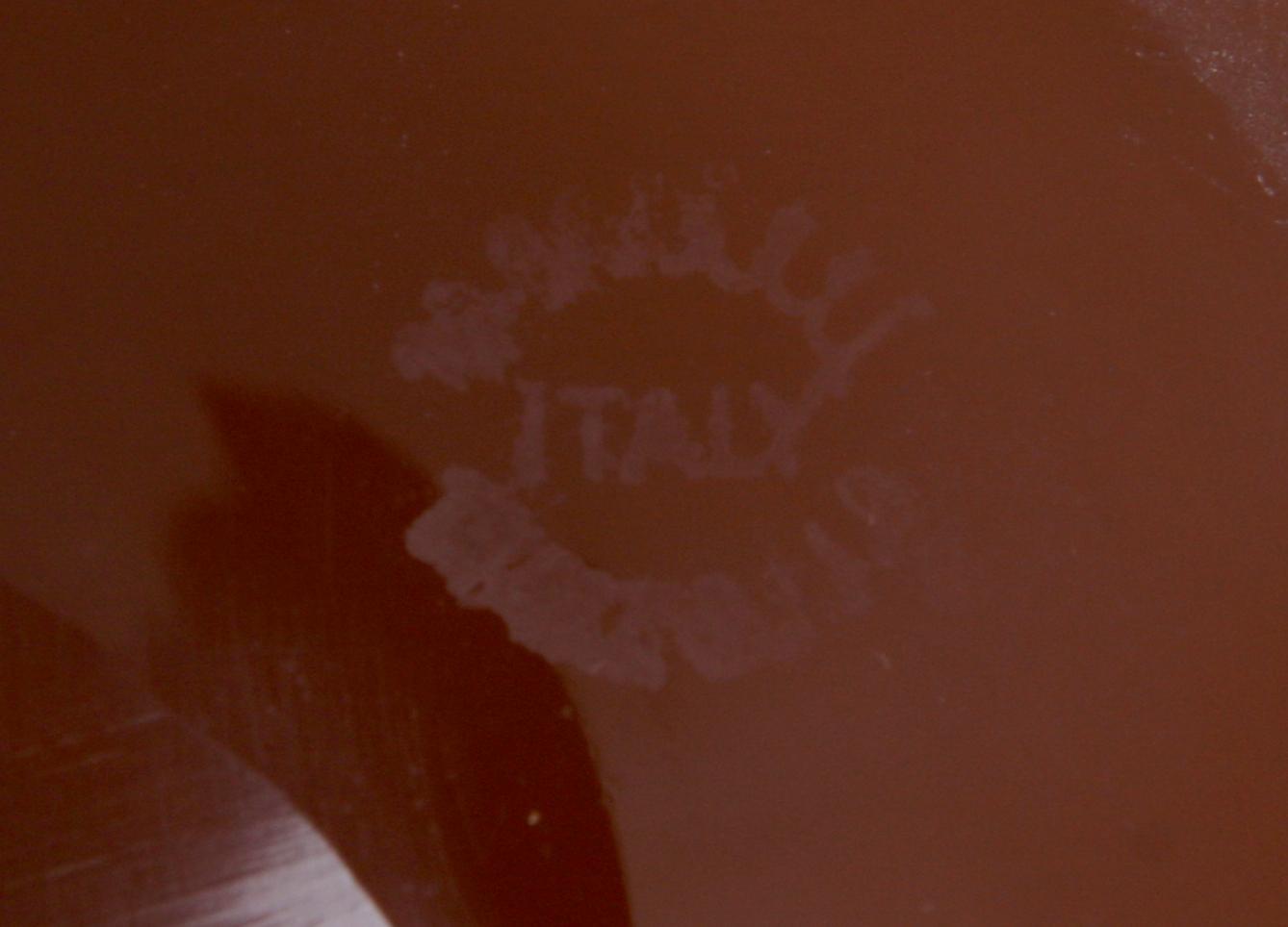 NÄSDUKSSKÅL, glas, Venini, Murano, Italien, etsad sign.
