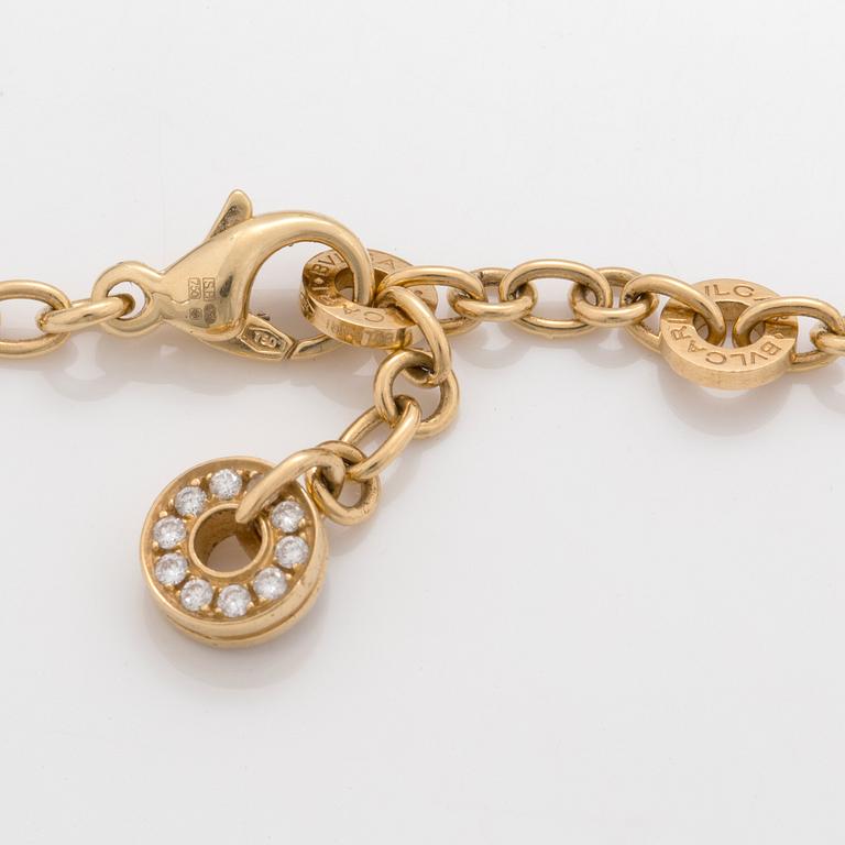 COLLIER, Bulgari, "Astrale", med diamanter, turmaliner, ametister, citriner, topaser, granater samt peridoter.