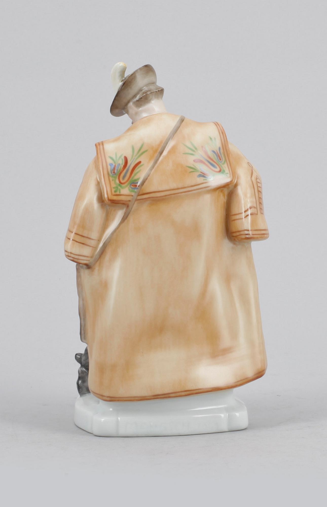 FIGURINER, 2 st, porslin, Herend, Ungern.