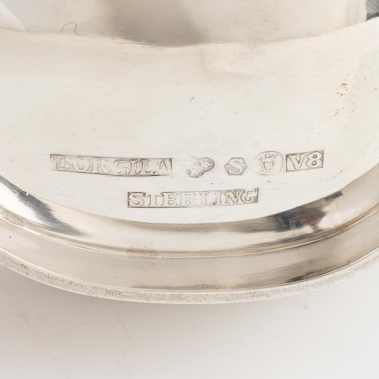 A Swedish Sterling Silver Bowl, mark of Atelier Borgila, Stockholm 1947.