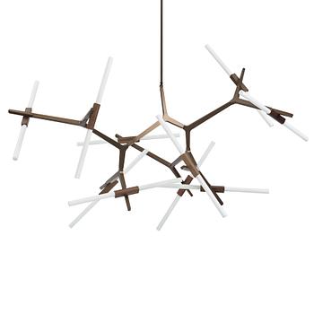 63. Lindsey Adelman, a "Agnes Chandelier 20" ceiling lamp, Roll and Hill, USA, post 2010.
