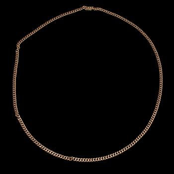 HALSKED, "pansar" 18K guld. Kultasepät Silvan Oy, Finland 1998 handgjord. Vikt 57,6 g.