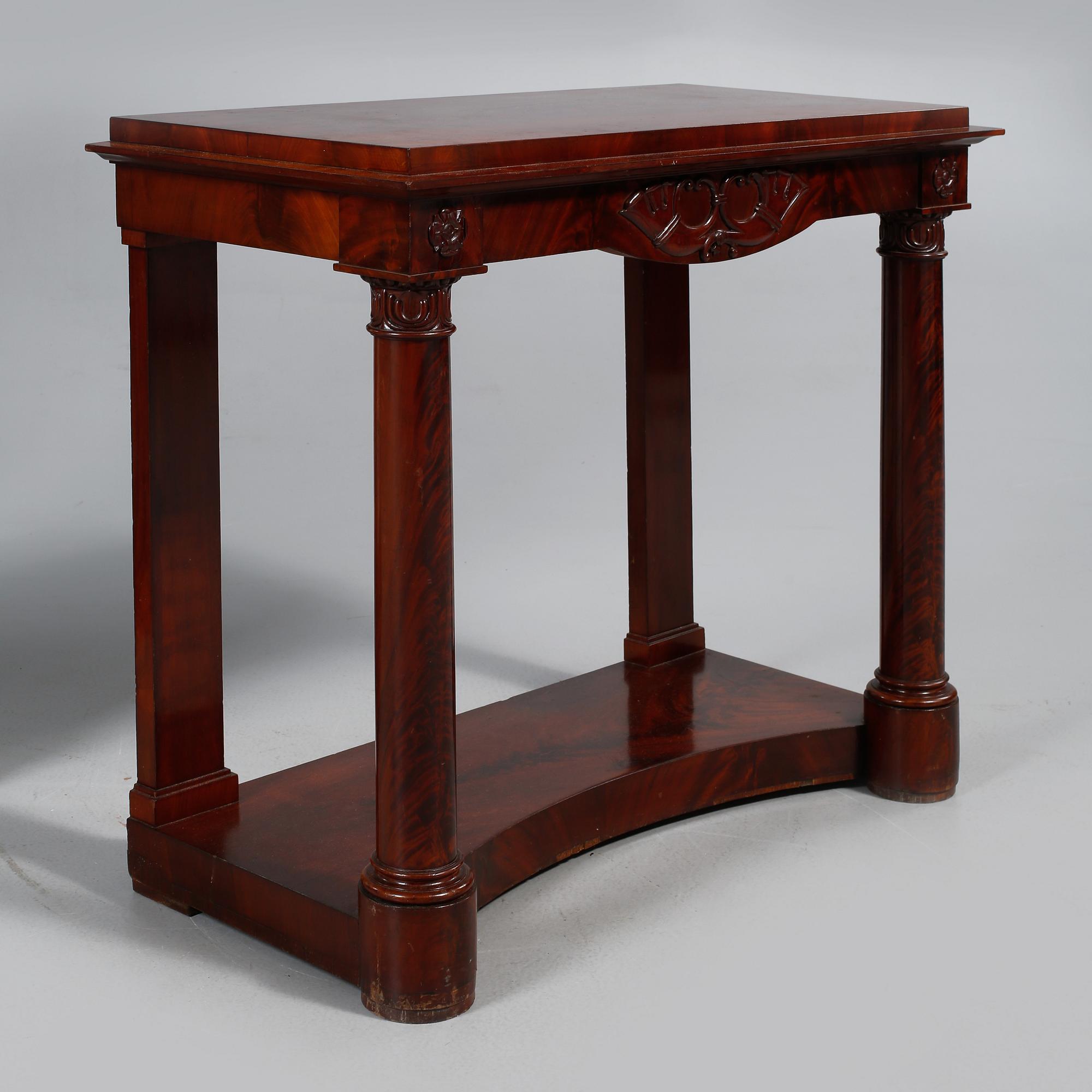 SPEGEL samt KONSOLBORD, 1800-talets mitt.