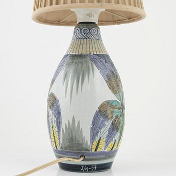 Marian Zawadzki, table lamp, Tilgmans Keramik.