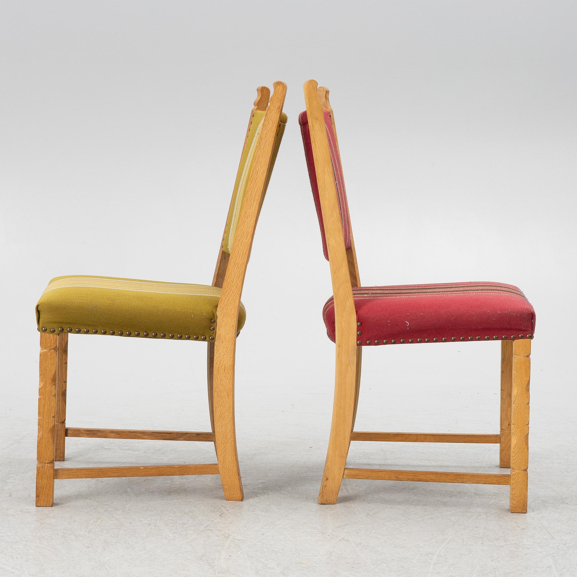 Henning Kjaernulf, matbord  med 10 stolar, 1960/70-tal.