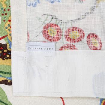 Josef Frank, Curtains, a pair, “Vegetable Tree”, Firma Svenskt Tenn.