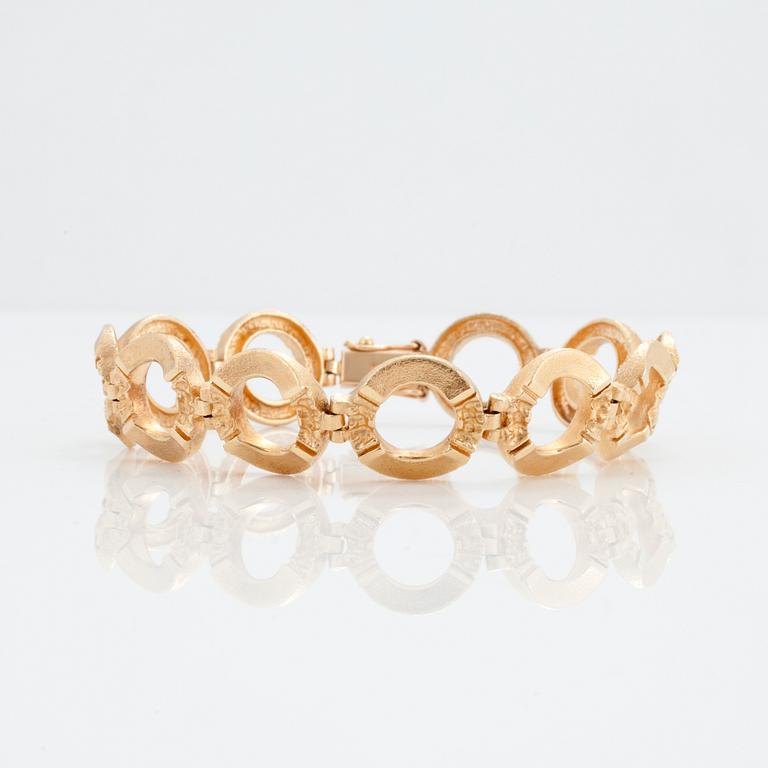 ARMBAND, 18K guld.