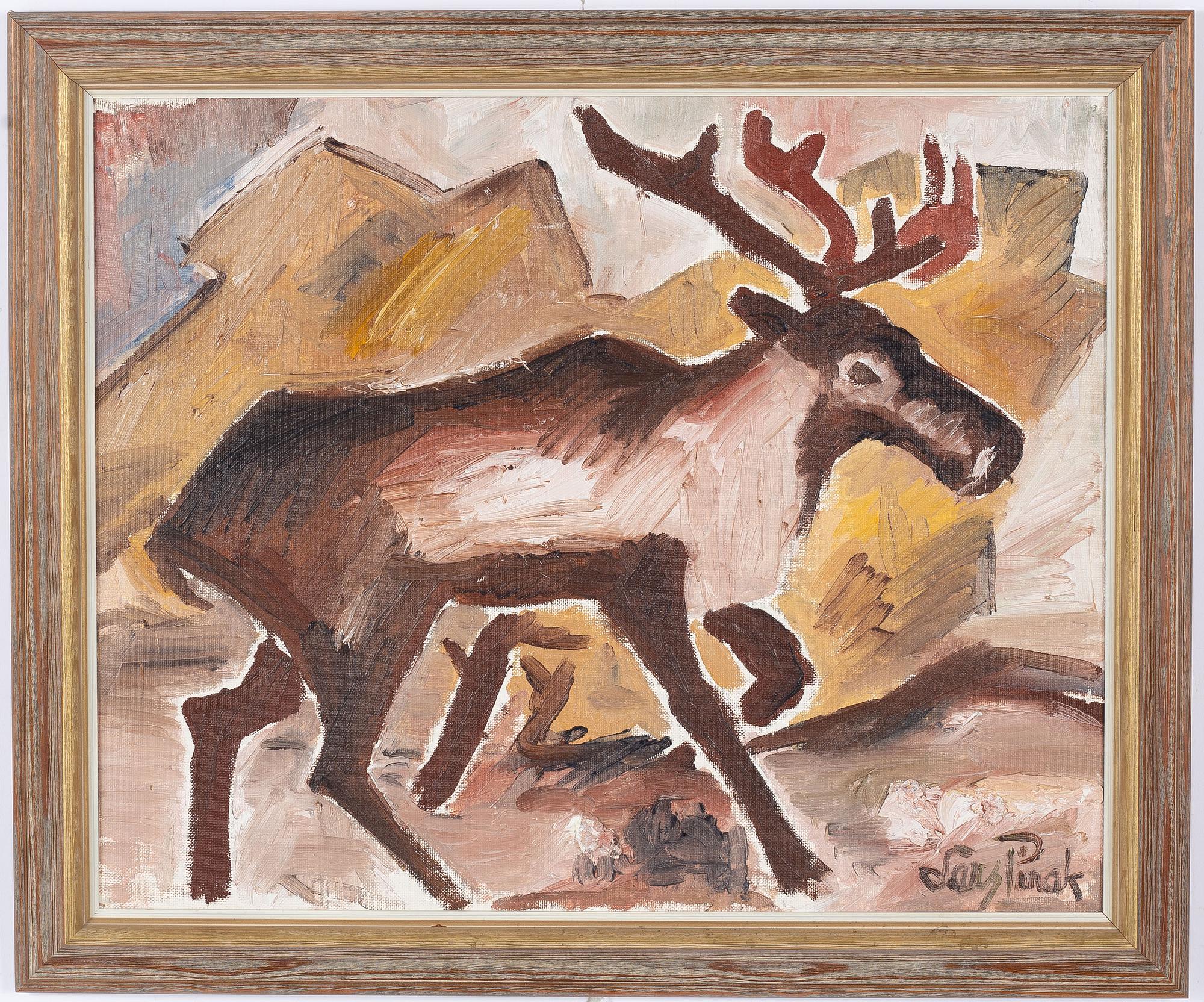 Lars Pirak, Ren på fjället.