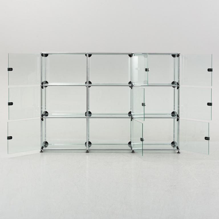 A 'USM Haller' module system by Haller & Schärer, second half of the 20th Century.