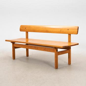 A pine wood bench 'Asserbo' by Børge Mogensen, Karl Andersson second half of the 20th century.