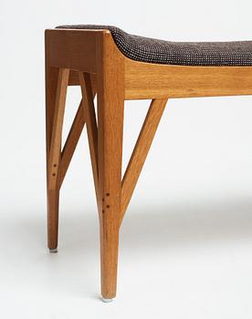 Carl-Axel Acking, a Swedish Modern stool, probably executed by cabinetmaker Torsten Schollin, Sweden 1940-50's.