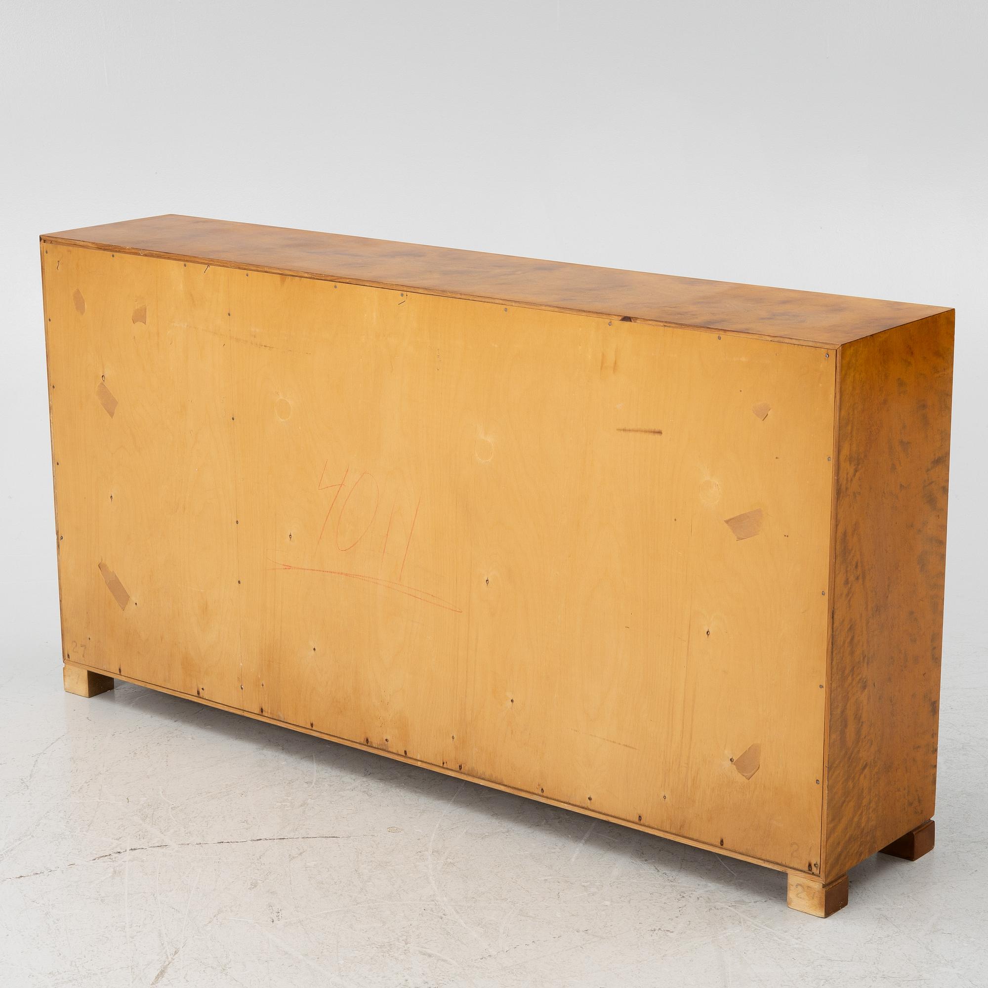 Bookcase with cabinet, functionalist, 1930s.