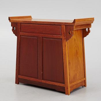 A Chinese hardwood cabinet, second half of the 20th century.
