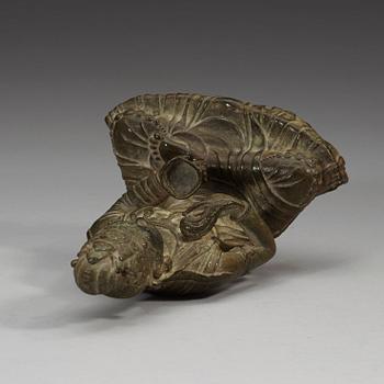 GUANYIN, patinerad brons. Ming dynastin (1368-1644).