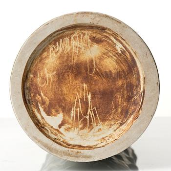 Carl-Harry Stålhane, a unique stoneware floor vase, Rörstrand 1949.