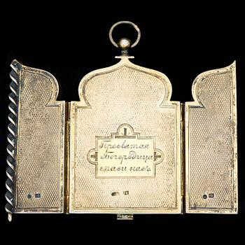 RESEIKON, förgyllt silver, Ryssland, 1896-1908.