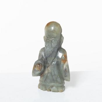 Samling stenfigurer, åtta stycken, Kina, 1900-tal/samtida.