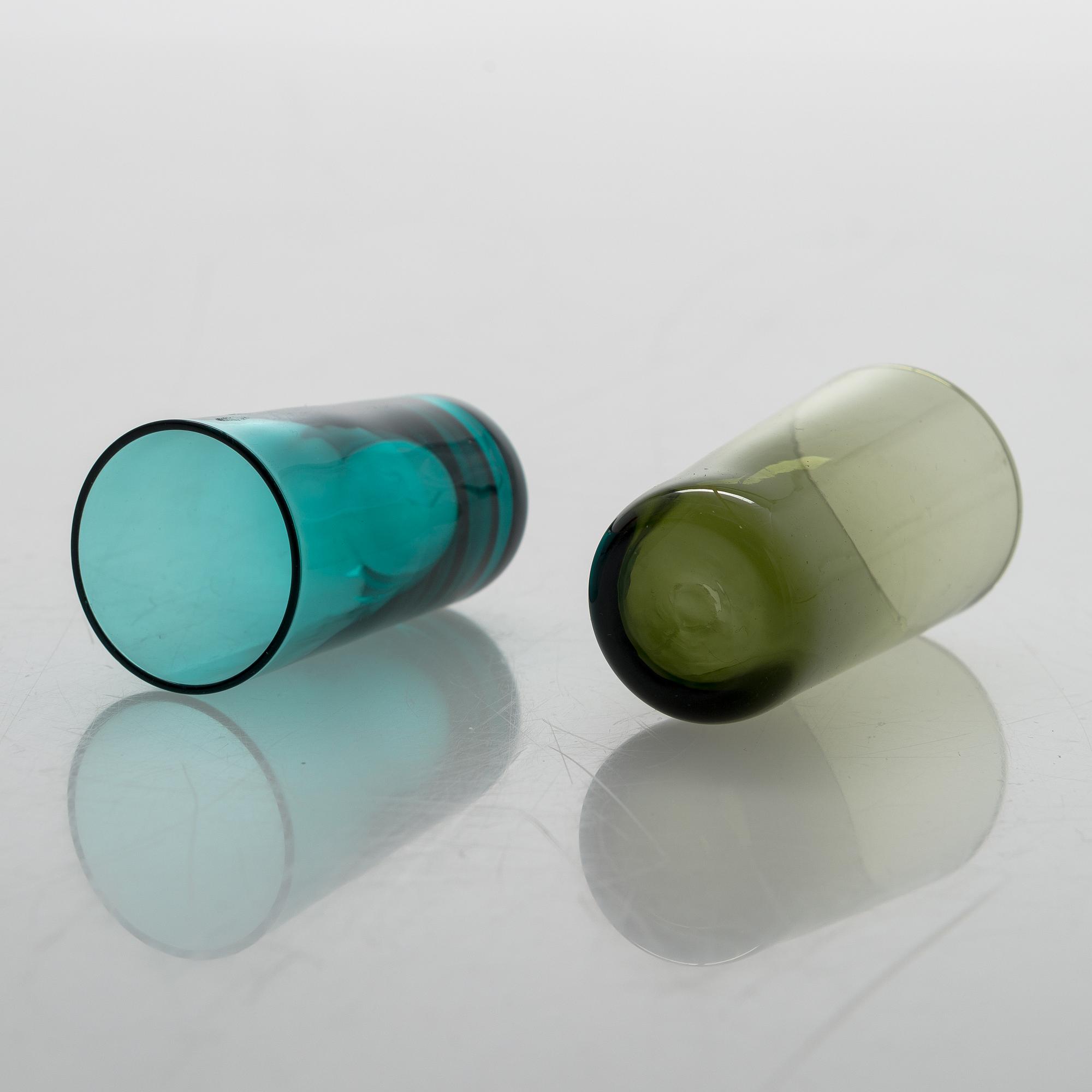 Kaj Franck, karaff och glas, 17 st. Notsjö 1900-talets mitt.