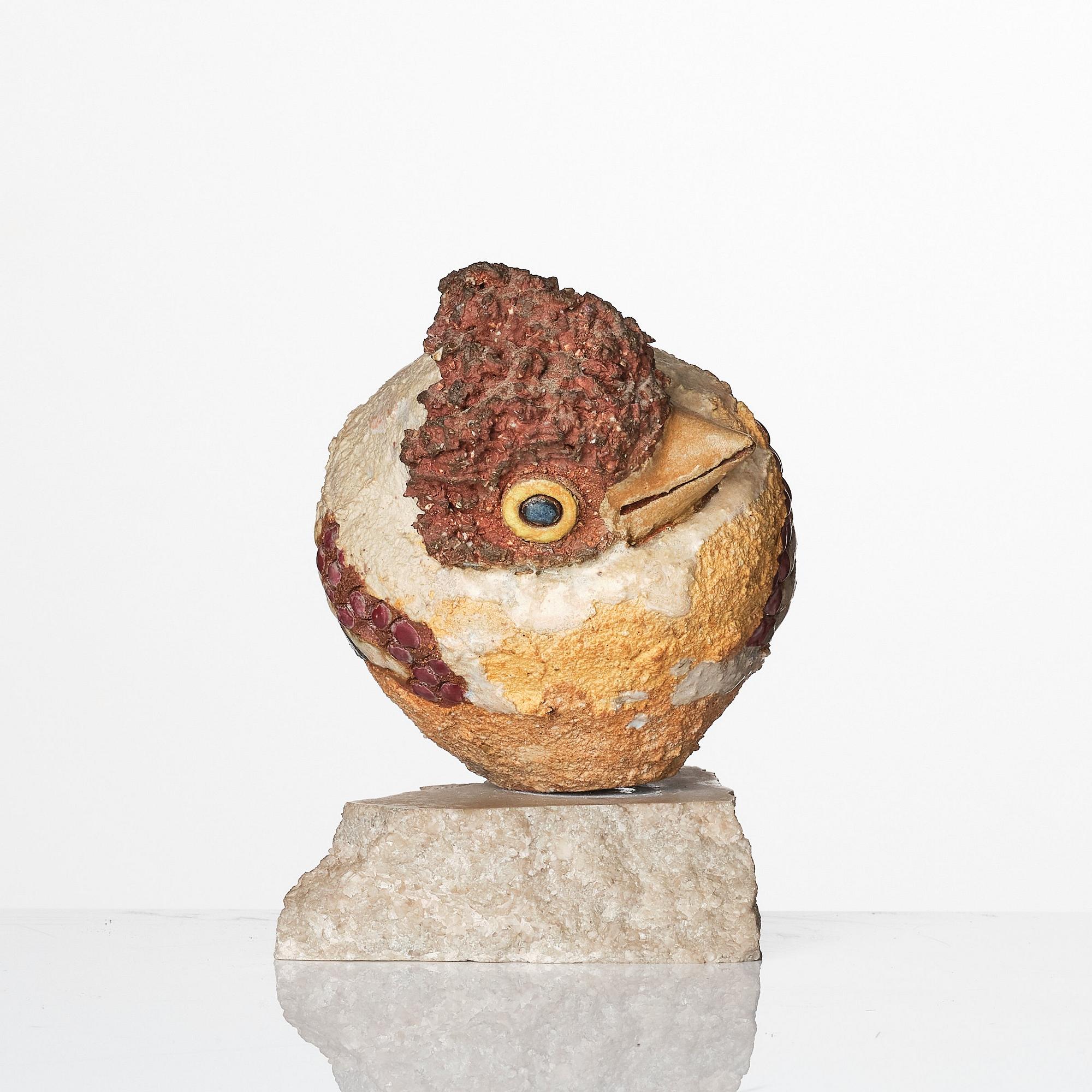 Tyra Lundgren, skulptur, fågel, egen ateljé, daterad 1969.