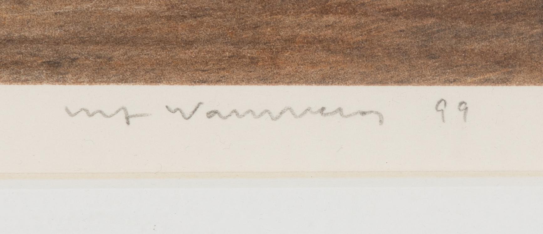 Ulf Wahlberg, färglitografi, 1999, signerad 177/230.