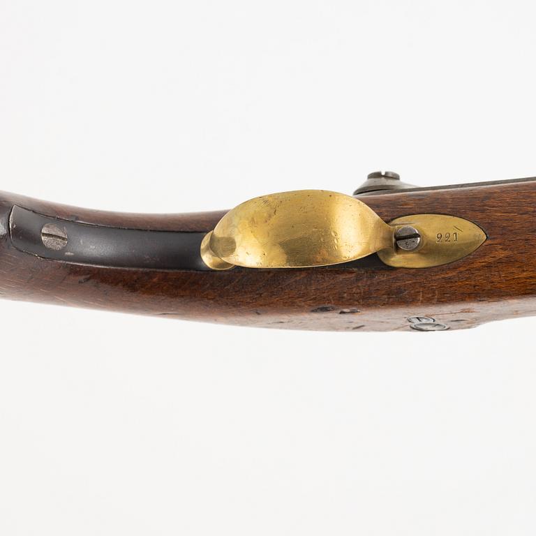 A Danish perussion pistol, m/1848, Kronborgs faktori, 1850.