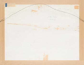 Antti Vuori, oil on paper, signed.