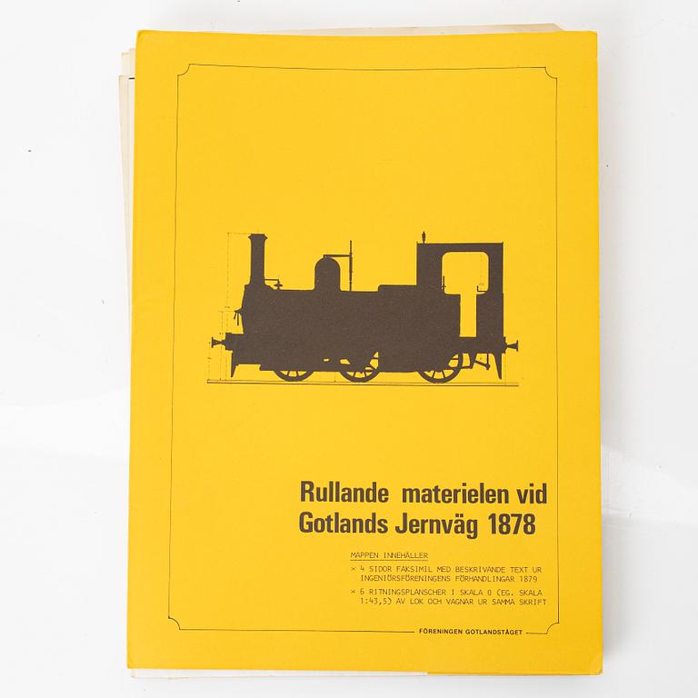 Steam locomotive. "Gotland". Live steam. Drawings by Jan Gunnarsson.