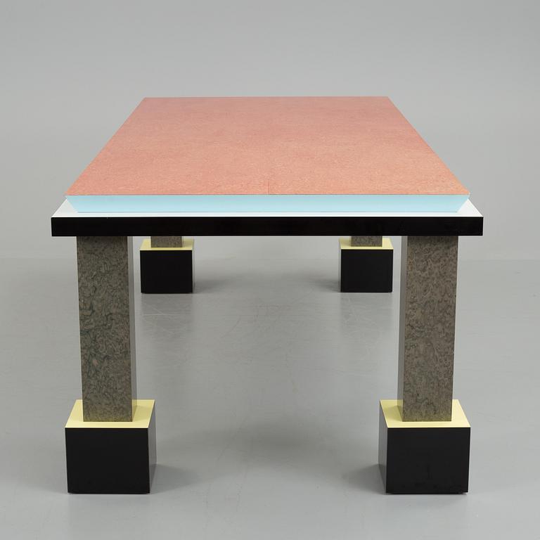 An Ettore Sottsass 'Palm Spring' table, Memphis, Italy.