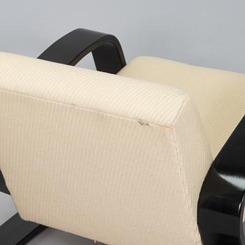 Alvar Aalto, fåtöljer ett par, "Tank chair" modell 400, Artek, 1970-tal.