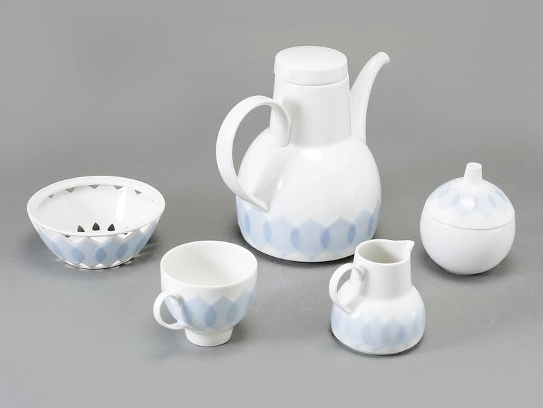 KAFFESERVIS, 28 delar, porslin, Rosenthal, Tyskland, 1900-talets andra hälft.