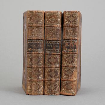 RENE-JACQUES CROISSANT, 3 volymer, Traité des Operations de Chirurgie, Paris 1738.