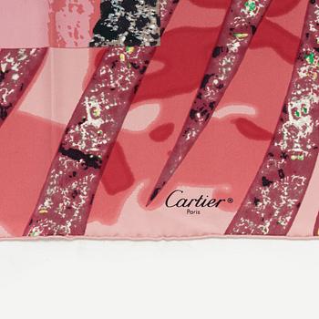 Cartier, a silk scarf.