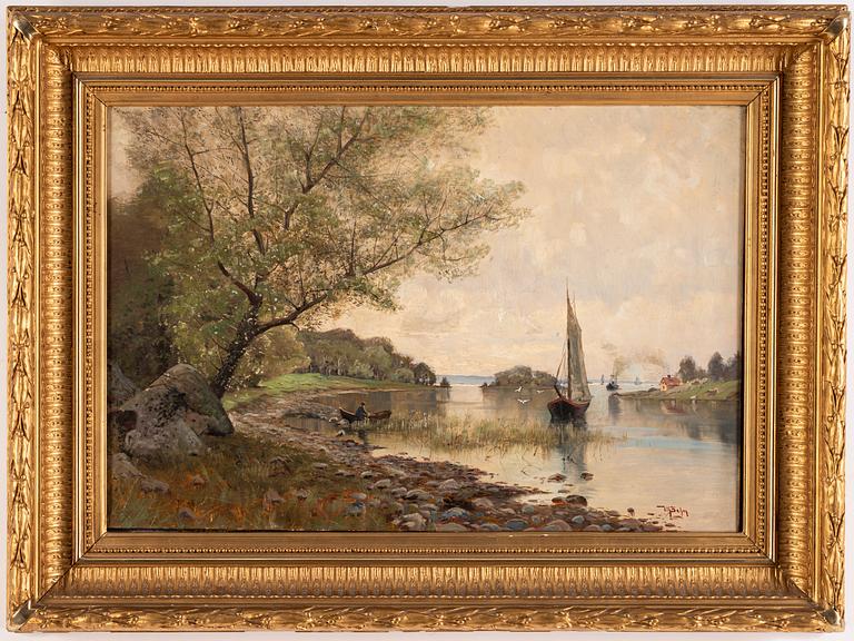 WILHELM BEHM, olja på duk, signerad.