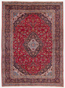 Rug, Keshan, approximately 400 x 304 cm.