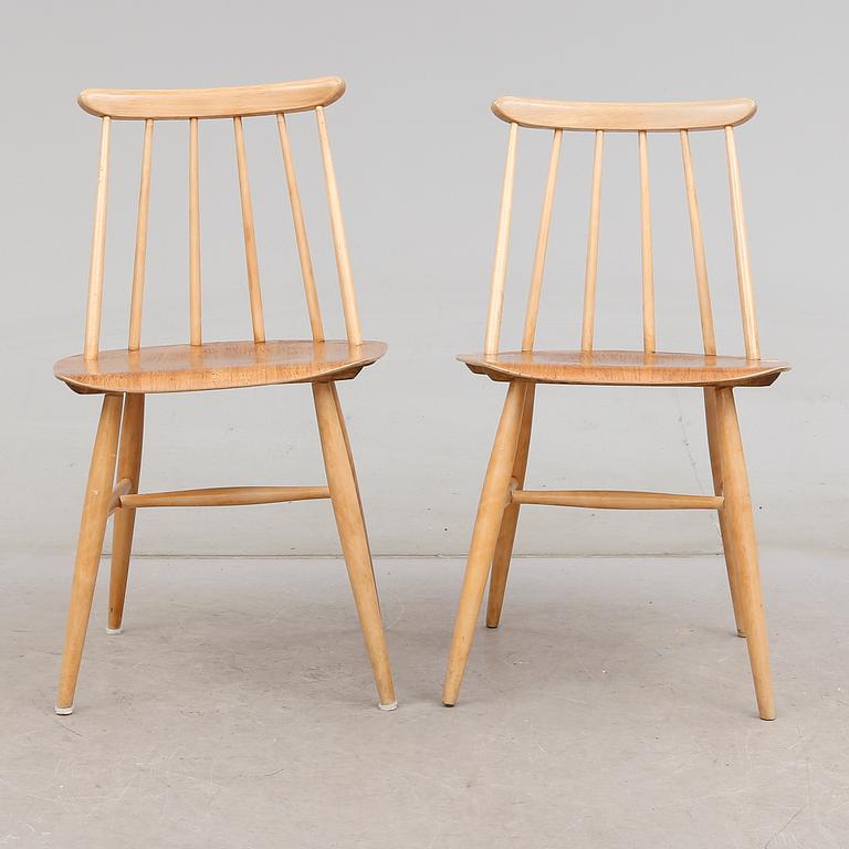 STOLAR, 1 par, "Fanett", Ilmari Tapiovaara, Edsbyverken, 1950-tal.